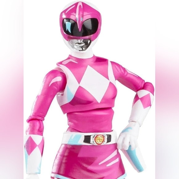 Power Rangers Lightning Collection Mighty Morphin Pink Ranger Action Figure NEW - Picture 7 of 8